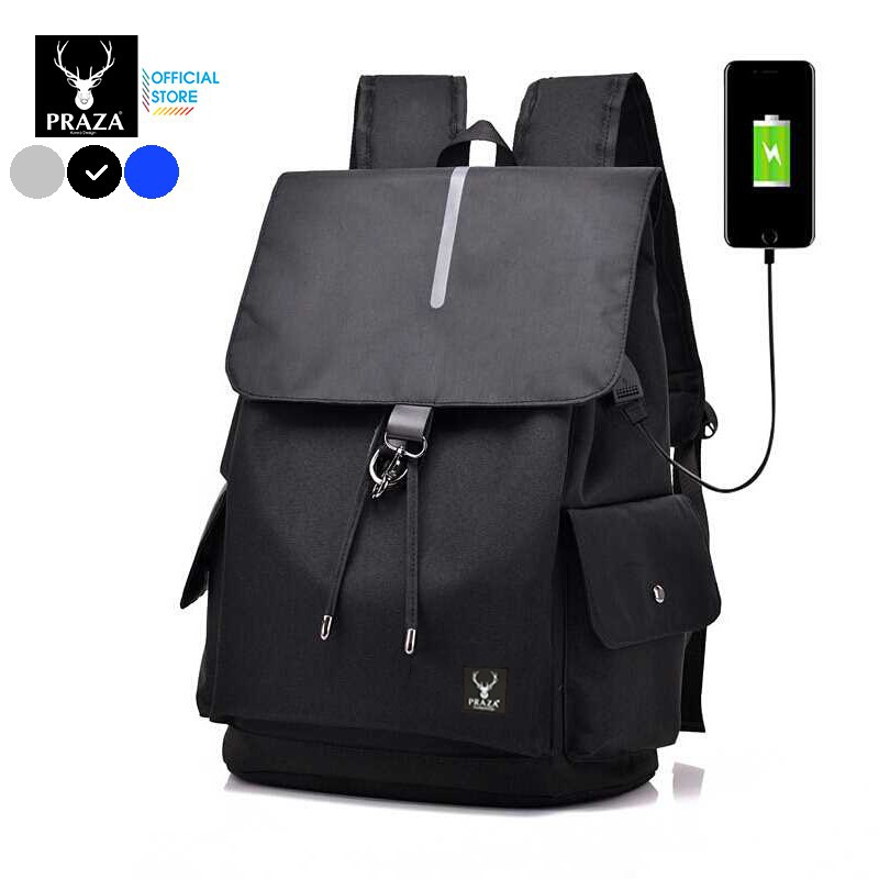 Balo Unisex Cao Cấp Có Cổng Sạc Praza - BL181 S008