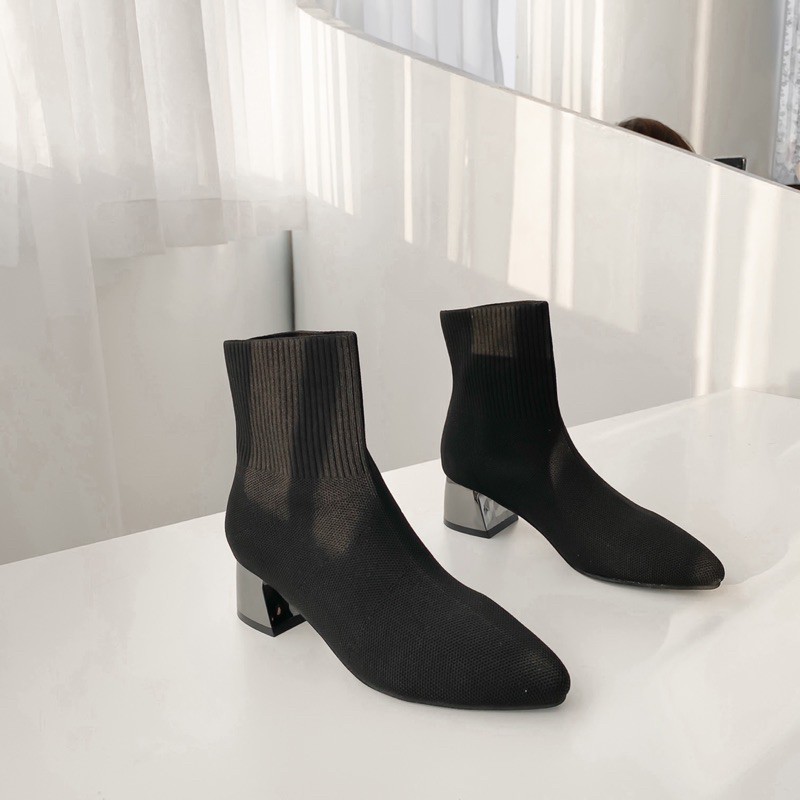 Wooly Boots 5P - Boots len cổ thấp