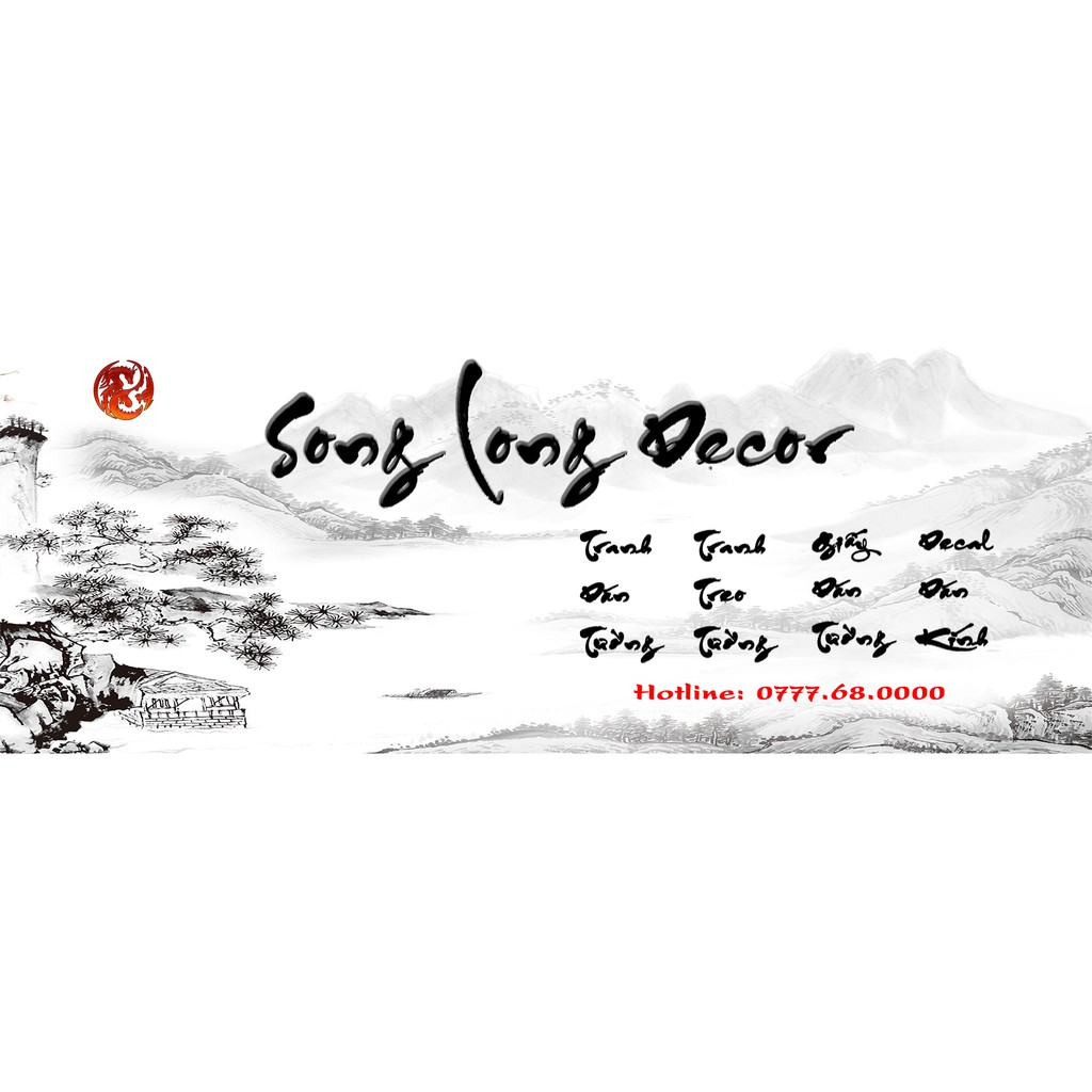 Tranh dán tường 3D mã đáo thành công