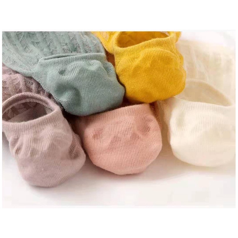 Tất nữ cổ ngắn MILASO tất vớ nữ cổ thấp co giãn đi giày búp bê, giày thể thao chạy bộ, yoga, tập gym FAS-001322