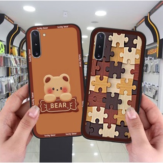 Ốp Samsung Note 10 / Note 10 Plus / Note 10+ in hình 3D gấu , ghép hình dễ thương siêu bền