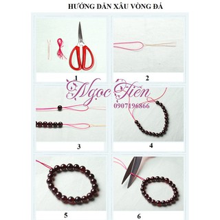 Dây cước chun (thun) xâu vòng