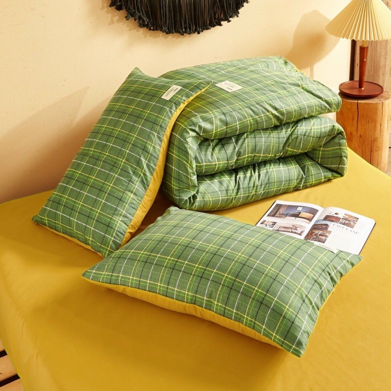 Bộ Chăn Ga Gối COTTON TICI ( tặng kèm vỏ gối ôm )