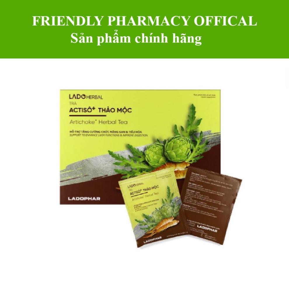 Trà Actisô + Thảo Mộc Giúp thanh nhiệt, ăn ngủ ngon, tăng cường sức khỏe (Hộp 100 Túi Lọc)