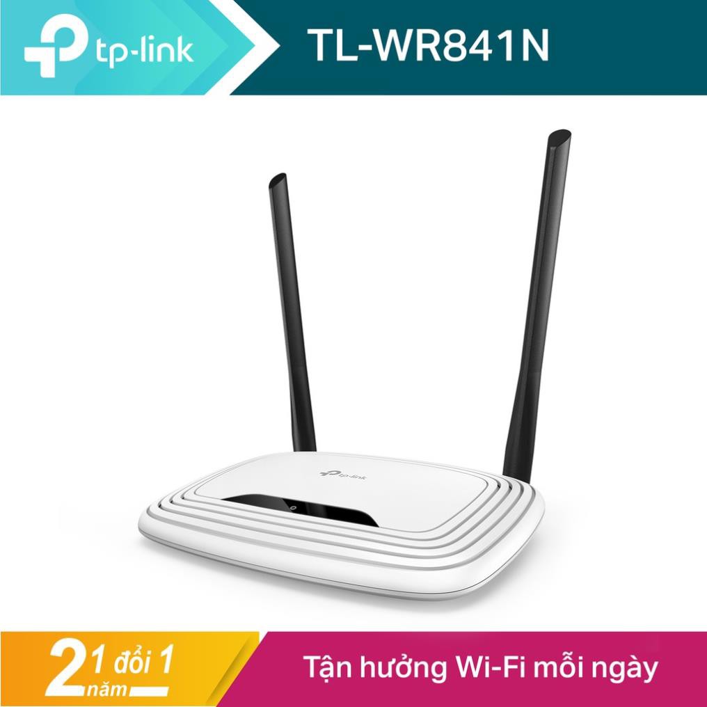 TP-Link N 300Mbps Bộ phát wifi không dây (Thiết bị mạng) - TL-WR841N - Quốc Tế Tiếng Anh - Hàng Chính Hãng