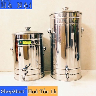 Bình nước inox sus304 vietcook loại 10 lít 15 lít 20 lít 25 lít có vòi và không vòi
