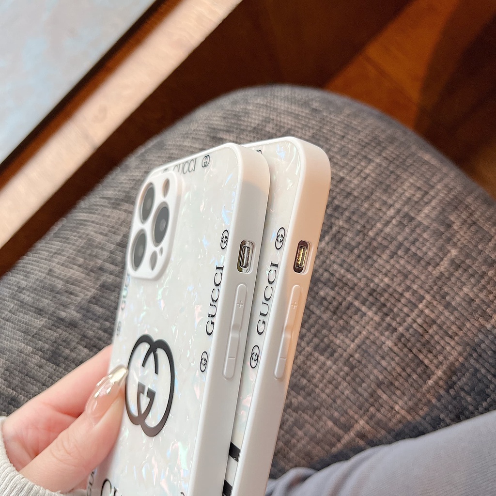 Ốp Điện Thoại Họa Tiết GUCCI Sang Trọng Cho iphone 13 Pro Max i13 13pro 11ProMax i11 iX Xs XR Xs Max 7plus 8plus 12Pro 12 Pro Max
