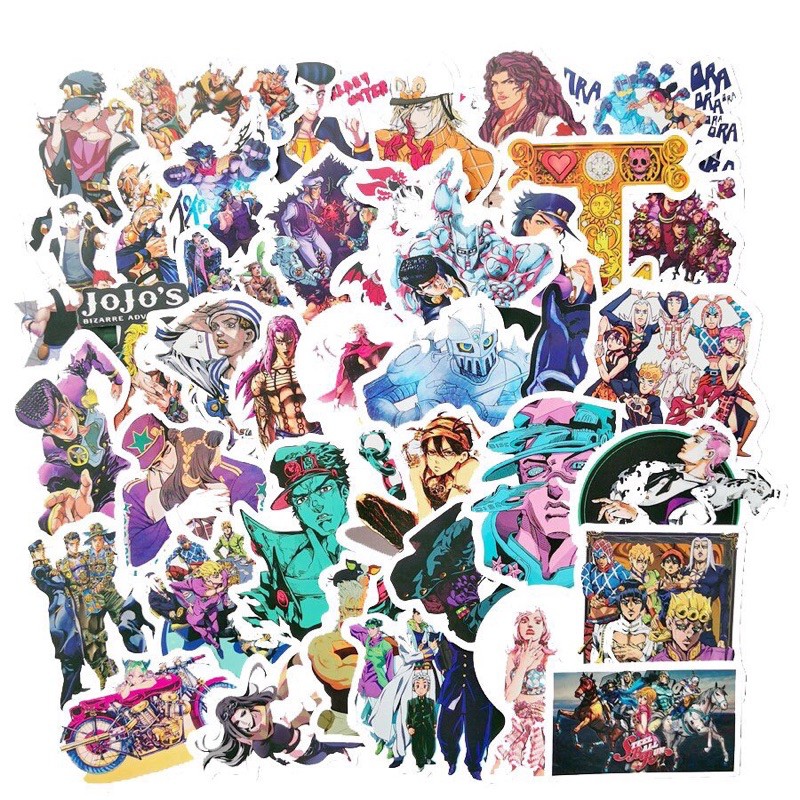 combo 30-60 cái sticker jojo’s bizorre adventime/ hình dán jojos bizorre adventime