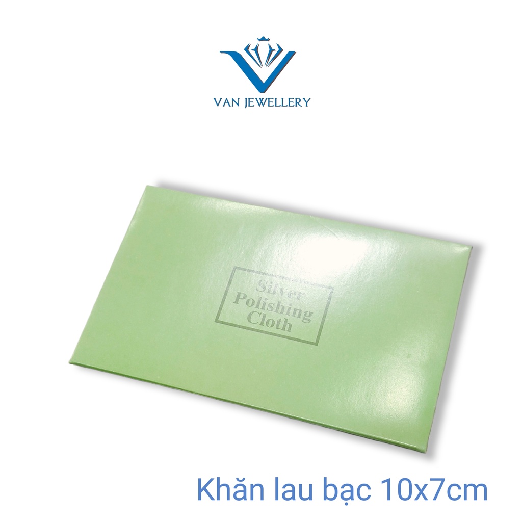 Khăn lau bạc Khăn hỗ trợ làm bóng sáng trang sức bạc Van Jewelry V10717
