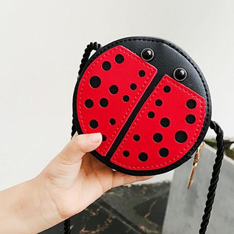 Túi Đeo Chéo Mini Hình Bọ Rùa Dễ Thương Cho Bé