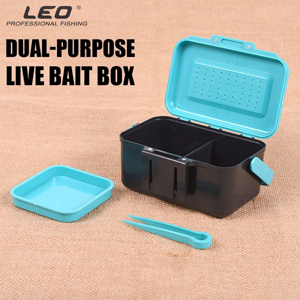 MUVAKO Hộp Đựng Mồi Câu Cá Bằng ABS Treo Thắt Lưng