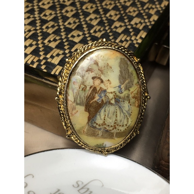 Cài áo vintage Hollywood-thiết kế Limoges France