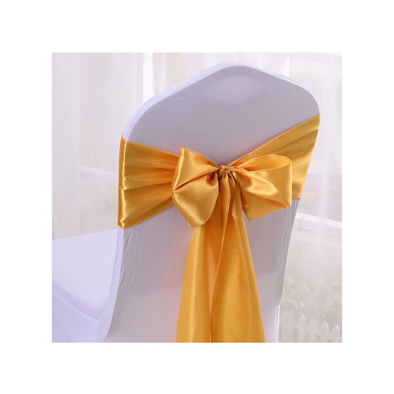 1 Vỏ Bọc Ghế Ngồi Bằng Satin Thêu Hoa Thắt Dây Ruy Băng Lưng