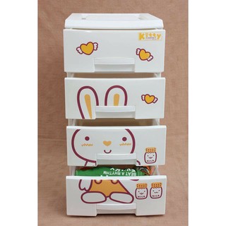 Tủ nhựa 4 tầng Hello kitty Song Long