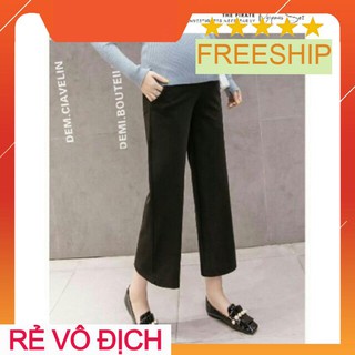 FREESHIP Quần bầu lỡ dáng suông chất tuyết mưa