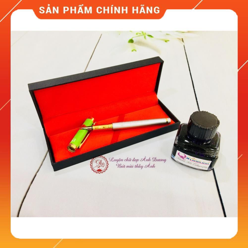 SH 040 calligraphy G không gỉ và mực Hero đen kèm hộp * Bi Bon Shop NoBrand