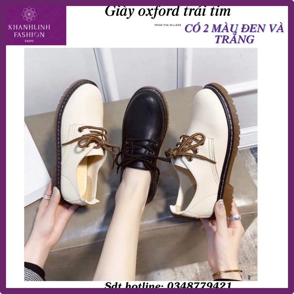 Giày oxford VINTAGE trái tim đế vuông mũi tròn có dây buộc ( HÀNG SẴN CÓ ẢNH THẬT Ở CUỐI) | BigBuy360 - bigbuy360.vn