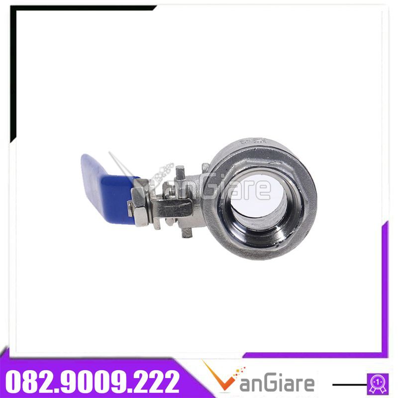 Van bi inox 42 49 60 - Van khoá nước tay gạt inox Đài Loan