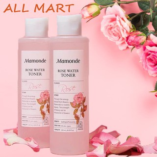 Nước hoa hồng cấp ẩm Mamonde Rose Water toner 250ml