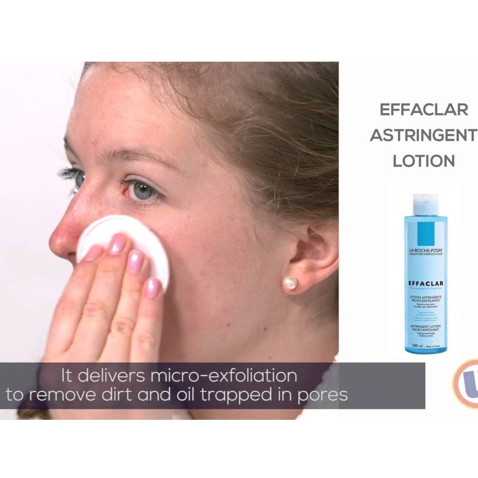 La Roche Posay - Nước Hoa Hồng Da Dầu Mụn La Roche Posay Effaclar Astringent Micro-Exfoliating Lotion (200ml)