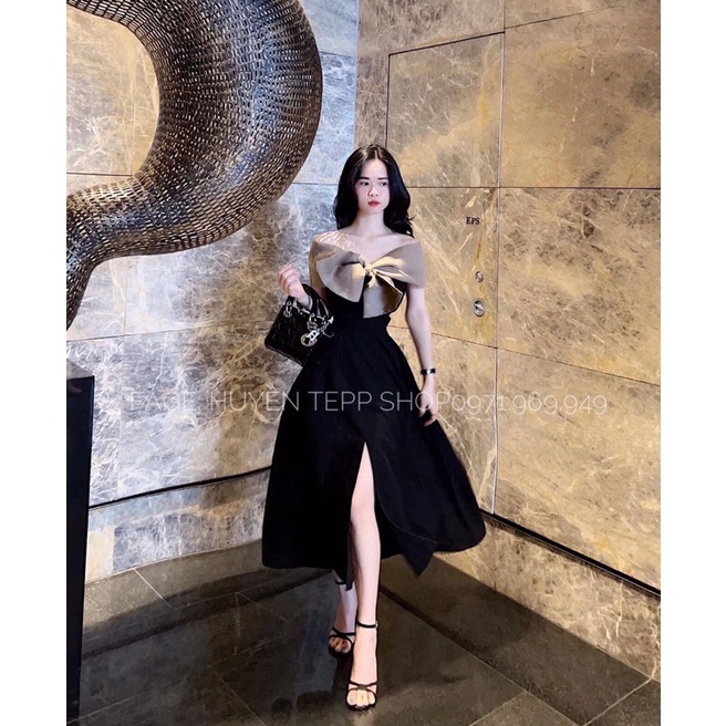 VÁY XOÈ TUYẾT MƯA XẺ TÀ TRỄ VAI CUP NGỰC NƠ