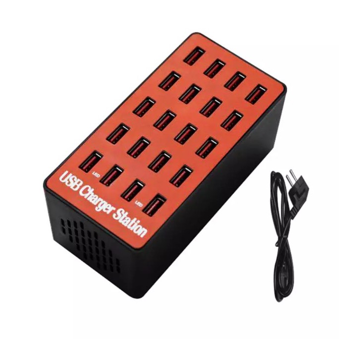 Ổ CẮM USB 20 cổng 80W đa năng dành cho ĐTDĐ & máy tính bảng