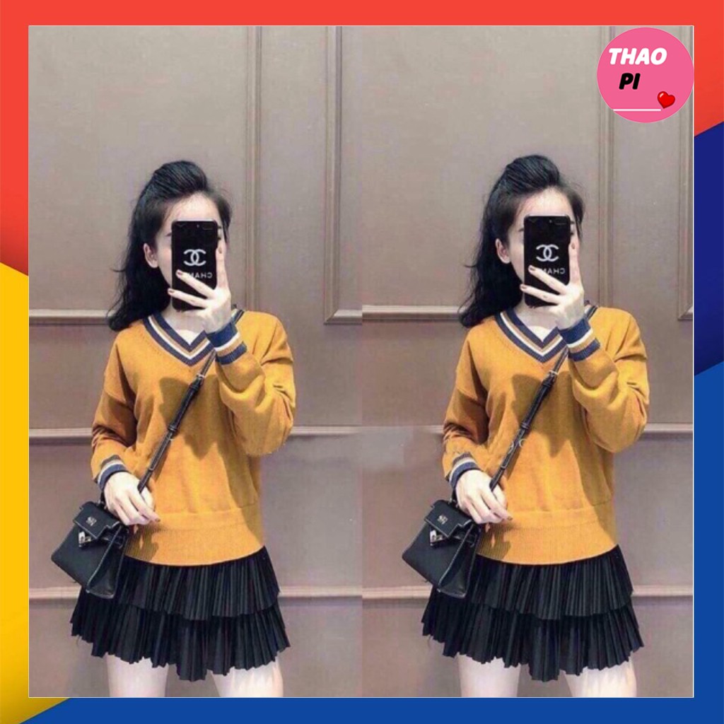 Chân váy xếp ly nhuyễn hai tầng