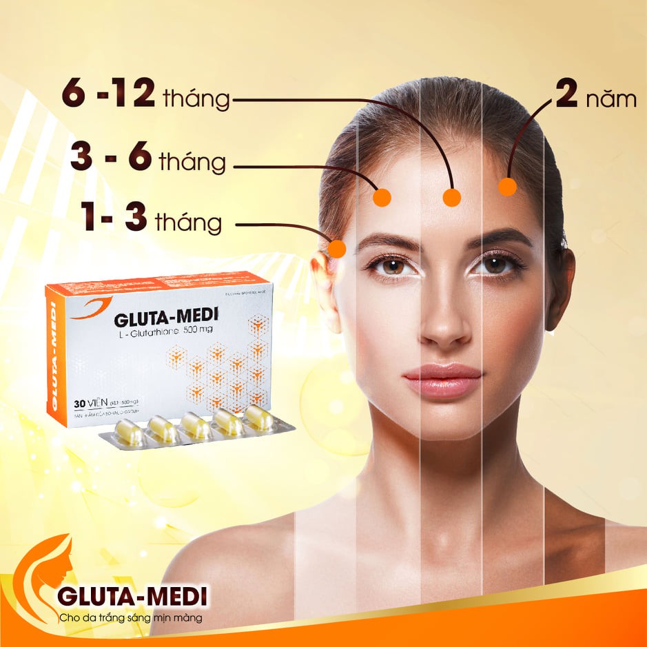 Gluta-Medi - Bí quyết làn da không tuổi