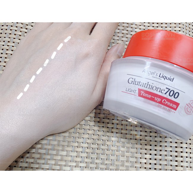 KEM DƯỠNG TRẮNG DA BẬT TONE TỨC THÌ ANGEL LIQUID GLUTHATIONE 700 LIGHT TONE UP CREAM 50ML CHÍNH HÃNG - 7490