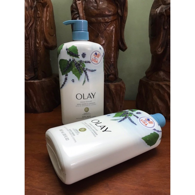 FSSMAR27 GIẢM 20% - FSSMAR27 GIẢM 60% [USA]Sữa tắm Olay hương hoa Lavender (Purifying birch Water&Lavender) 887ml