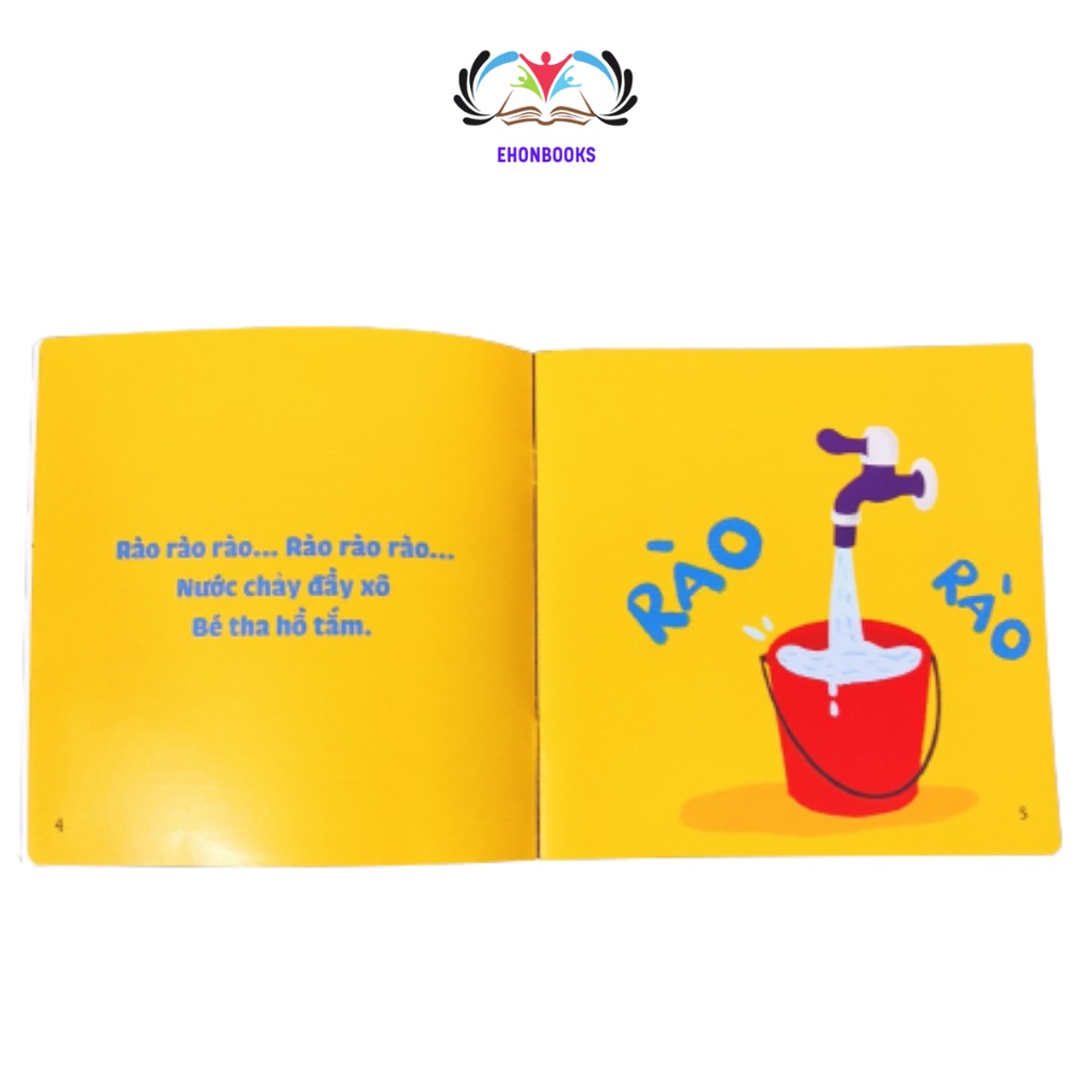 Sách ehon cho bé 0 3 tuổi – Ehon Âm thanh quanh bé “Tùng Tùng”