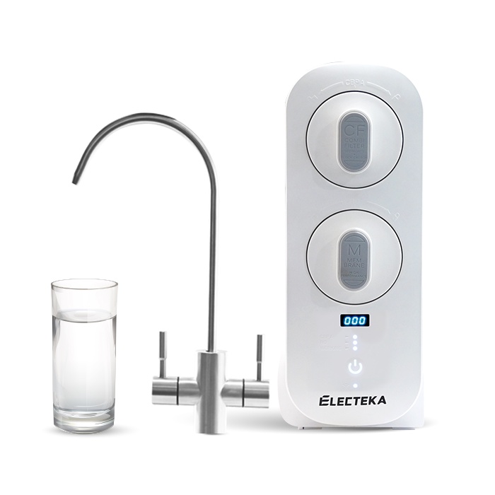Combo Máy lọc nước Electeka A9-600 công suất 600GPD và Máy lọc không khí để bàn Electeka E12
