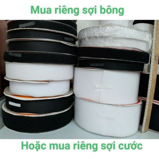 Băng dính gai, khóa nhám, mua lẻ sợi bông hoặc sợi móc nhé khách