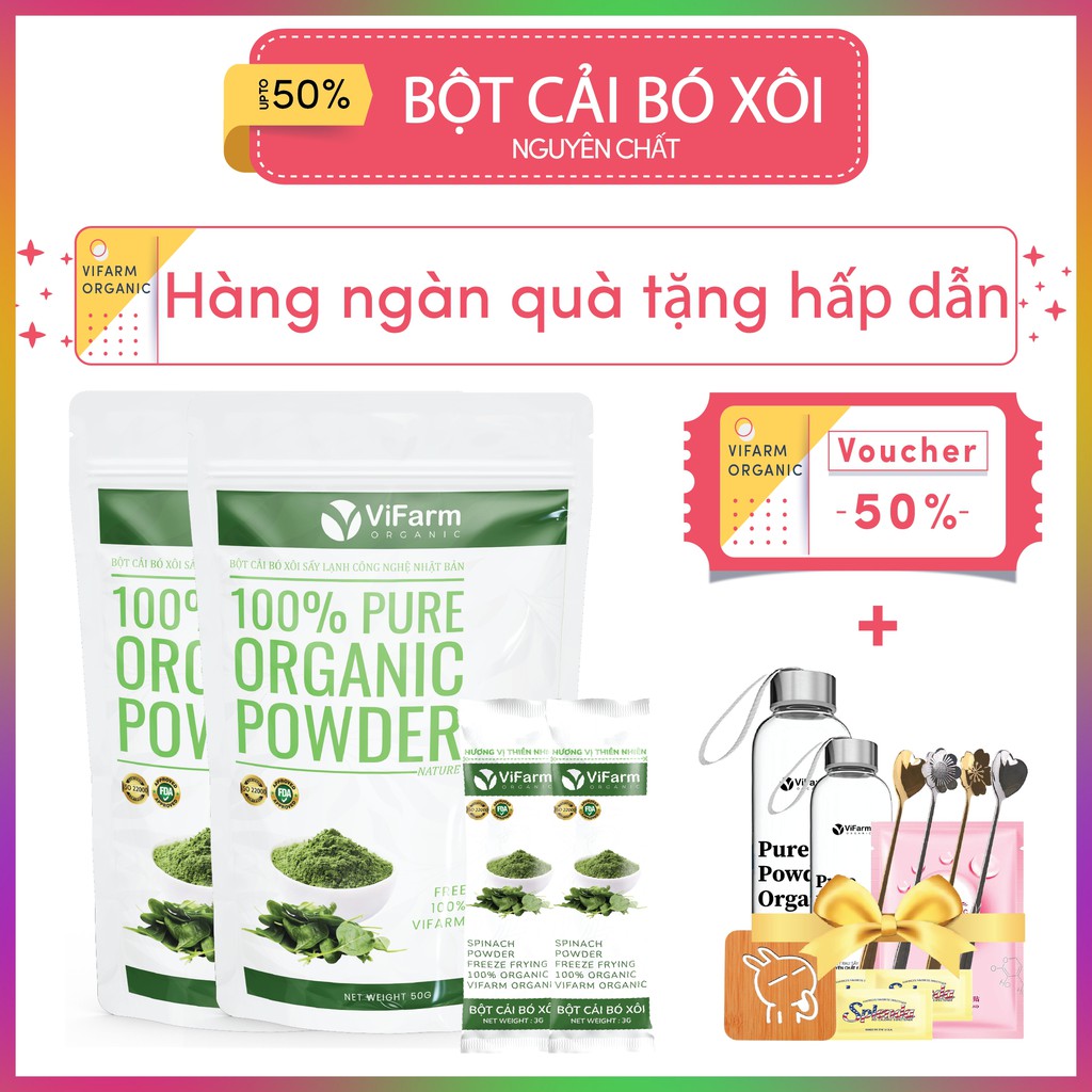 Bột Cải Bó Xôi Nguyên Chất 100%