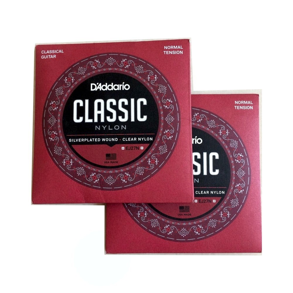 [Chính hãng] D'Addario EJ27N - Dây đàn guitar Classic D'addario EJ27 Student Nylon Classical Guitar Strings