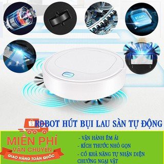 [Mã ELMS5 giảm 7% đơn 300K] Máy hút bụi Robot hút bụi thông minh lực hút mạnh pin khoẻ cảm biến siêu nhạy