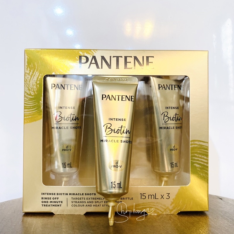 Dưỡng Pantene Pro-V phục hồi tóc chuyên sâu intense biotin miracle shots collagen leave in cream hair mist order Úc