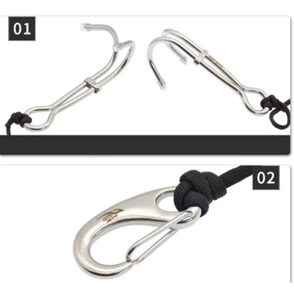 JUNE Móc Dây Nylon Kèm Dây Thừng Dùng Trong Môn Thể Thao Ngoài Trời