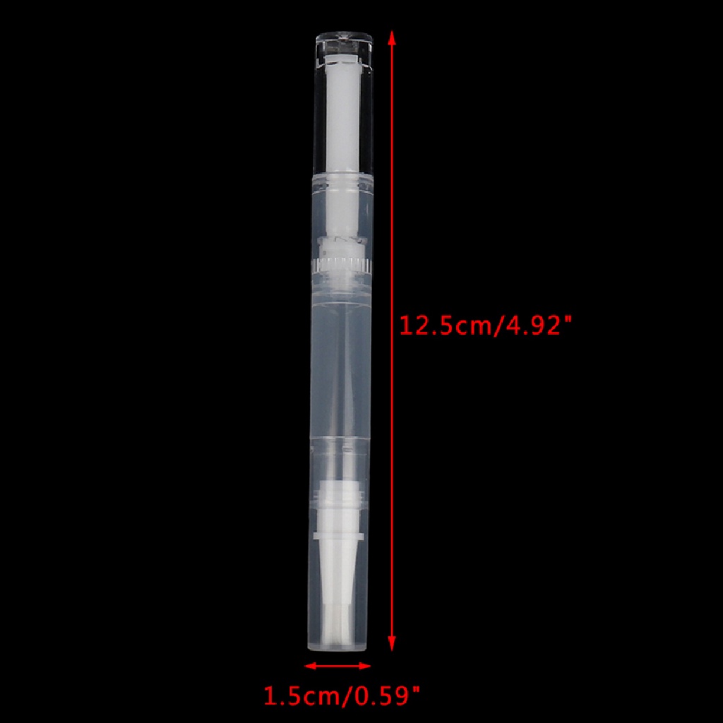(Hàng Mới Về) Bộ 5 Lọ Rỗng Đựng Dầu Trang Trí Móng Tay 3ml