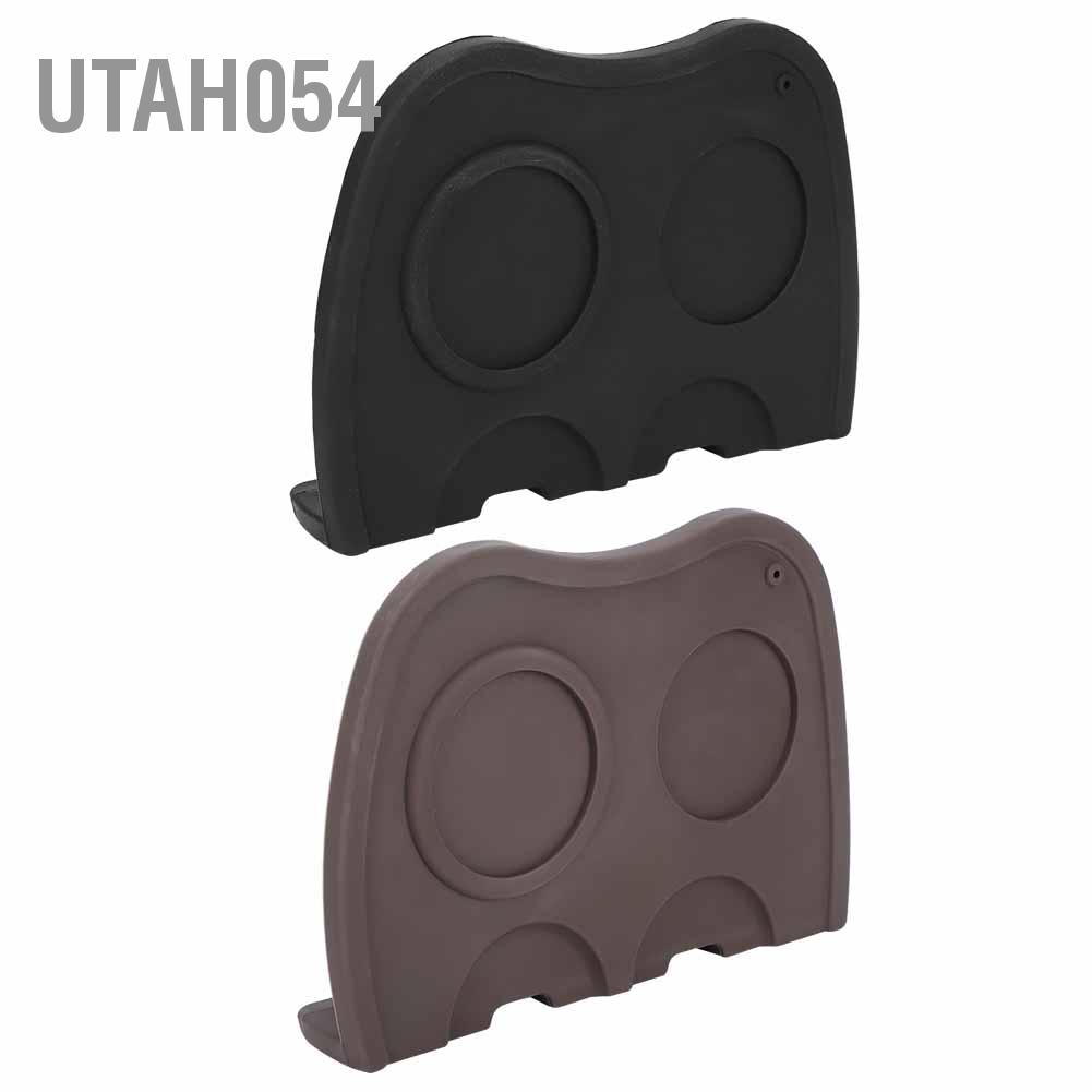 Utah054 Silicone Anti‑Slip Coffee Tamper Mat Pad Holder Support Machine Accessories Tool