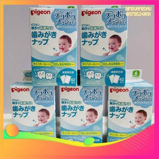 GIẤY LAU RĂNG MIỆNG CHO BÉ 42 TỜ PIGEON