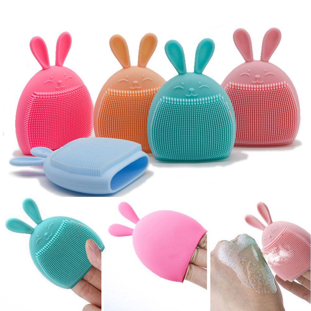 1 Cọ Rửa Mặt Silicone Cầm Tay Làm Sạch Sâu Lỗ Chân Lông