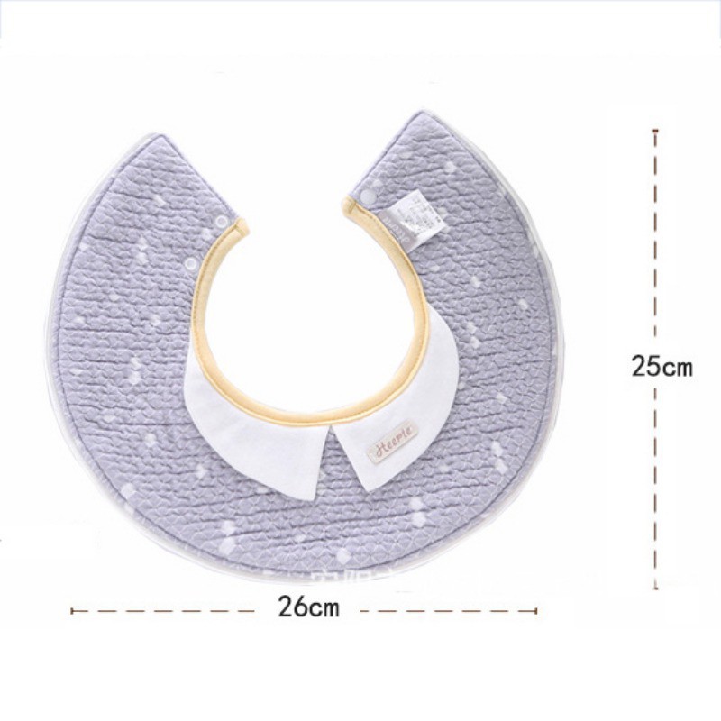 Yếm cổ chống nước 26*25cm xinh xắn chất lượng cao cho các bé