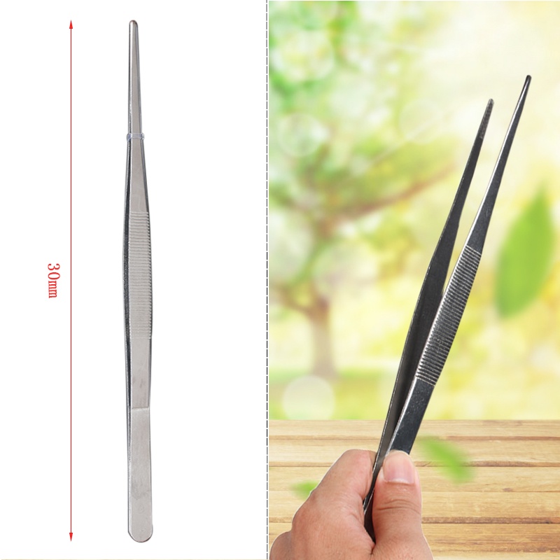 Nhíp Gắp Dài Bằng Thép Không Gỉ Có Độ Chính Xác Cao Cho Y Tế Thực Phẩm Sửa Chữa Điện Tử