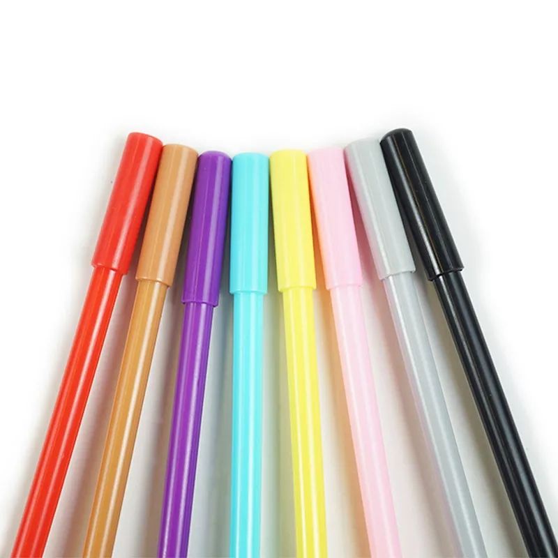 Combo 20 bút gel mực Tím Mực Xanh Mực Đen Bút 3D nhiều mẫu đẹp dễ thương kèm túi zip siêu cute giá rẻ