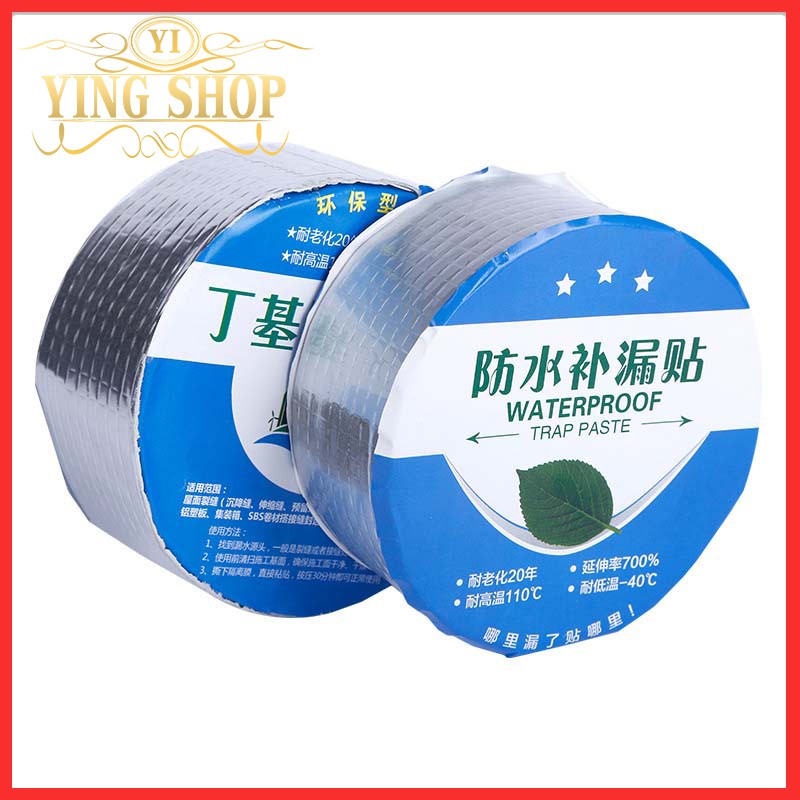 Băng Keo Chống Thấm siêu dính đa năng , cho tường, trần nhà, mái tôn, ống nước, bể nước, xô chậu, phao bơi
