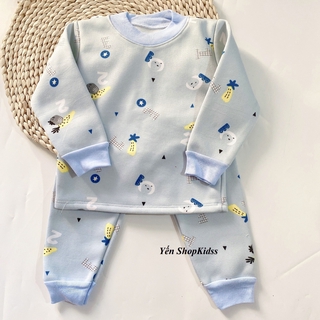 [BẢNG 2] BỘ NỈ BÔNG CỔ CHUI CHO BÉ (5-14.5KG) (SP000729)