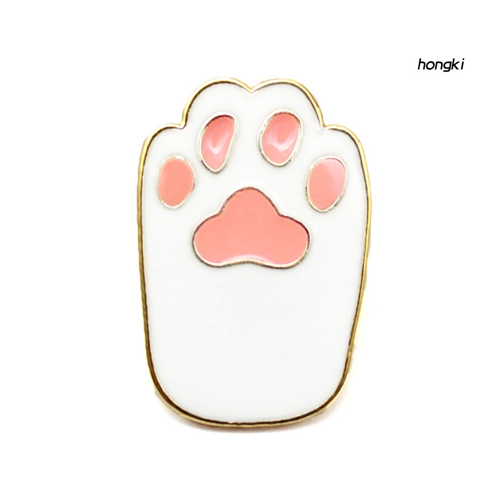Ghim cài áo hình bàn chân chó mèo dễ thương thời trang cho nam nữ