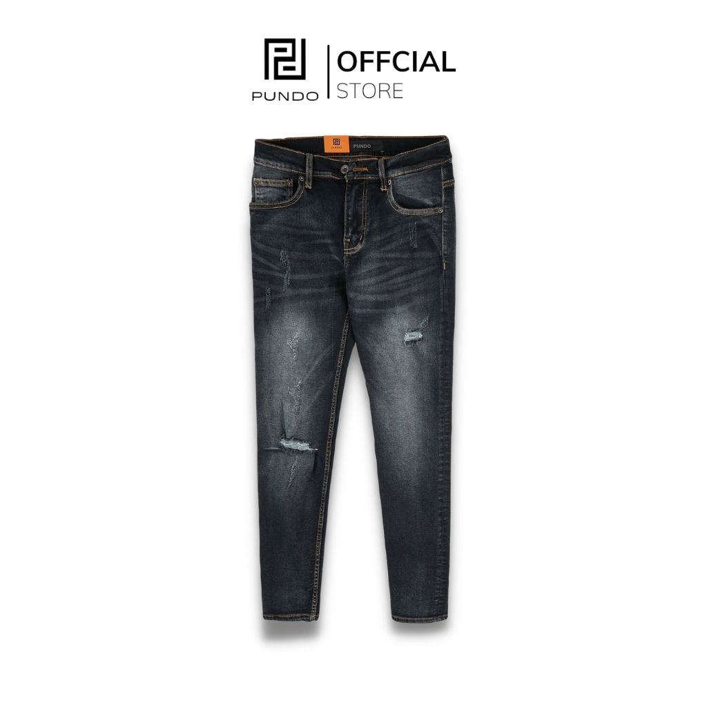 Quần jean nam dài 3 màu basic chất cotton jean cao cấp dễ phối PUNDO QJPD07