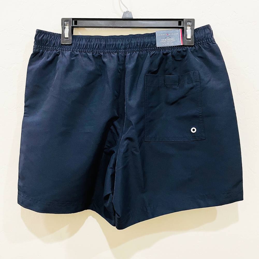 Quần short nam Tommy Hilfiger Logo Swim Short - Navy